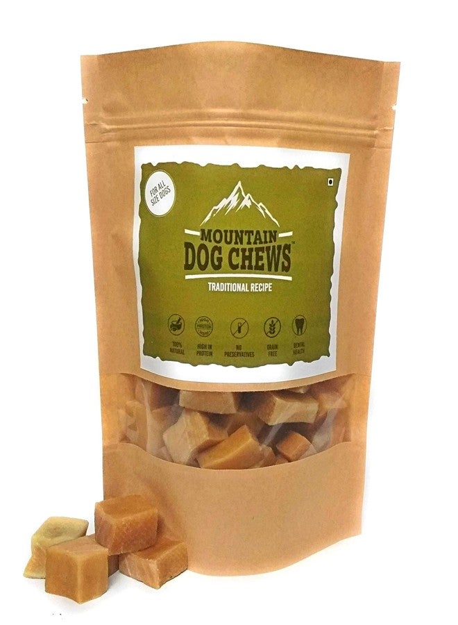 Chewers Mountain Dog Chew, 100% Natural Himalayan Yak Cheese, Nuggets for All Sized Dogs, 250 GMS - Image 1